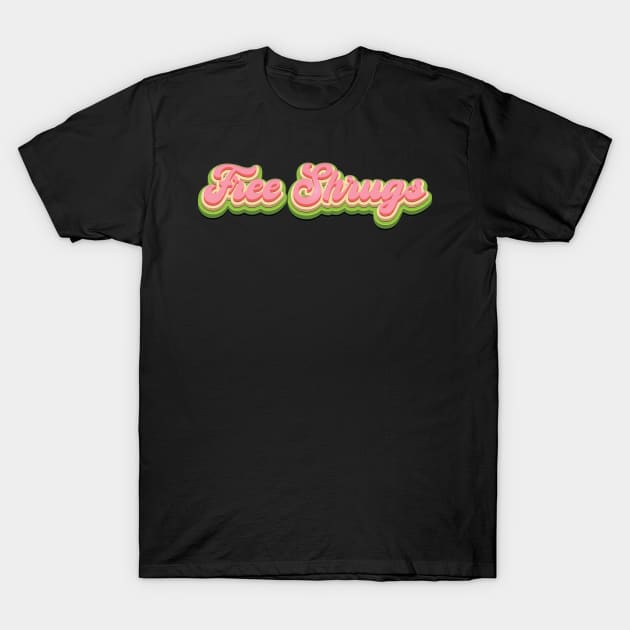 Free Shrugs T-Shirt by themodestworm